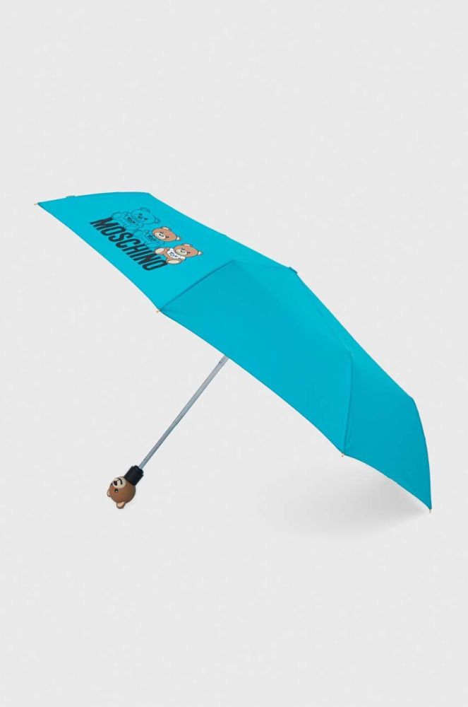 Парасоля Moschino колір бірюзовий (3686688)
