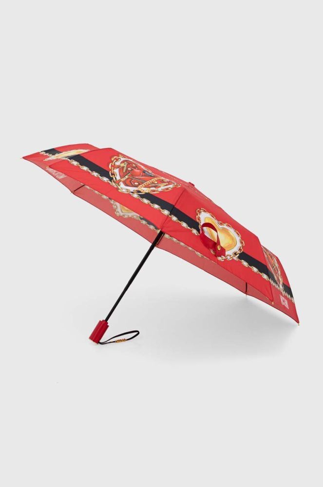 Парасоля Moschino колір червоний (3344810)