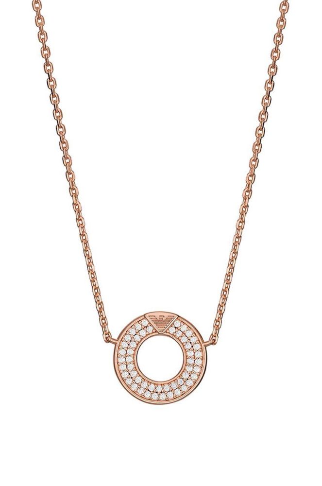 Ланцюжок Emporio Armani колір рожевий (3532294)