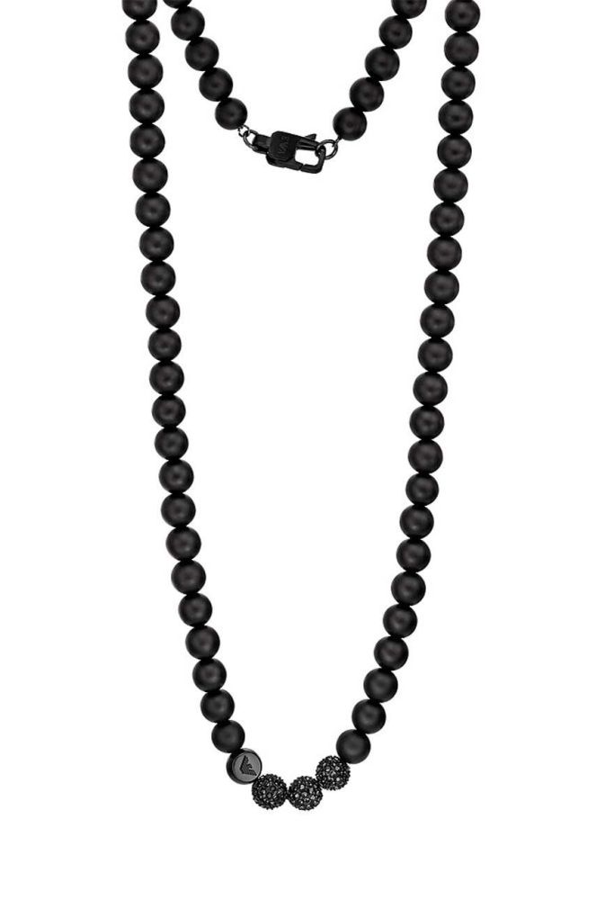 Ланцюжок Emporio Armani чоловічий колір чорний (3511139)