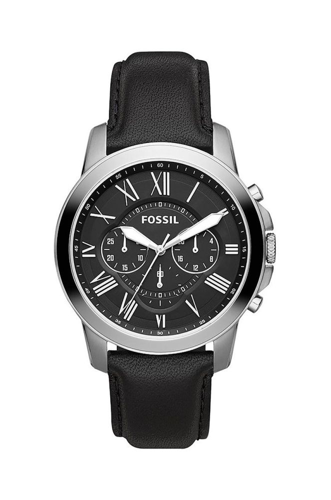 Fossil - Годинник FS4812 колір чорний