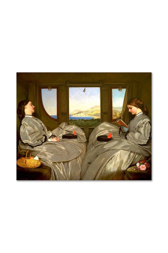 Репродукція Augustus Leopold Egg, The Travelling Companions 50 x 40 cm колір барвистий