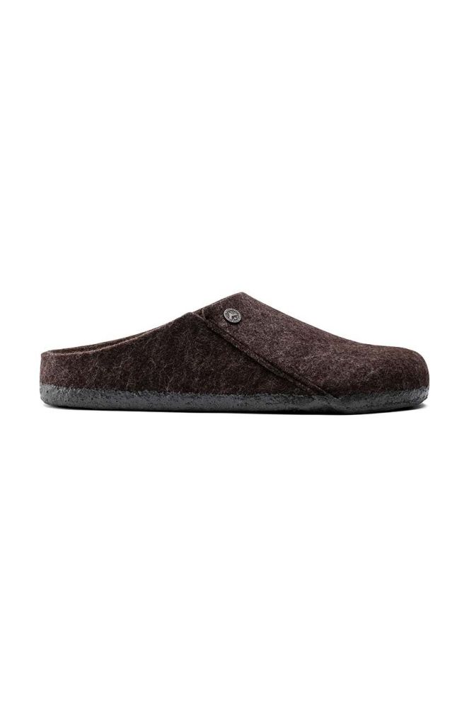 Тапочки Birkenstock Zermatt Rivet колір коричневий Regular Width