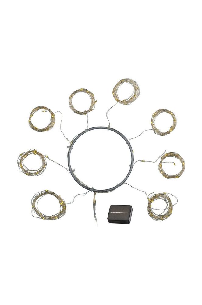 Sirius Сонячний ланцюг LED Knirke Solar Parasol, 128 LED 8 x 2 + 2 m колір сірий