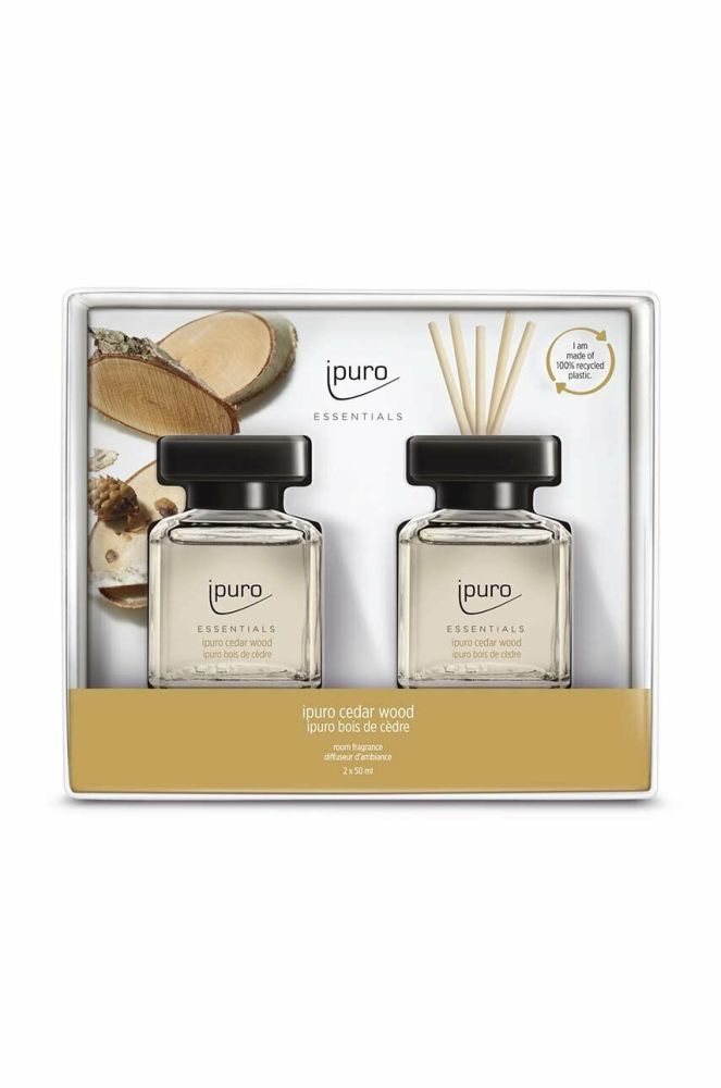 Набір аромадифузорів Ipuro Cedar Wood 2x 50 ml 2-pack колір барвистий