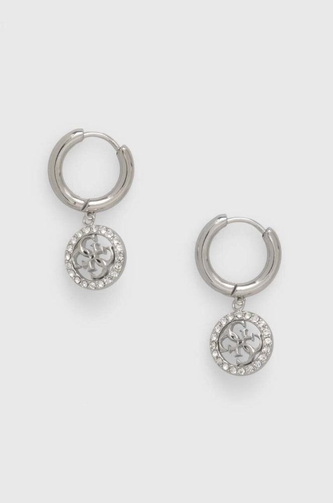 Сережки Guess колір срібний (3654833)