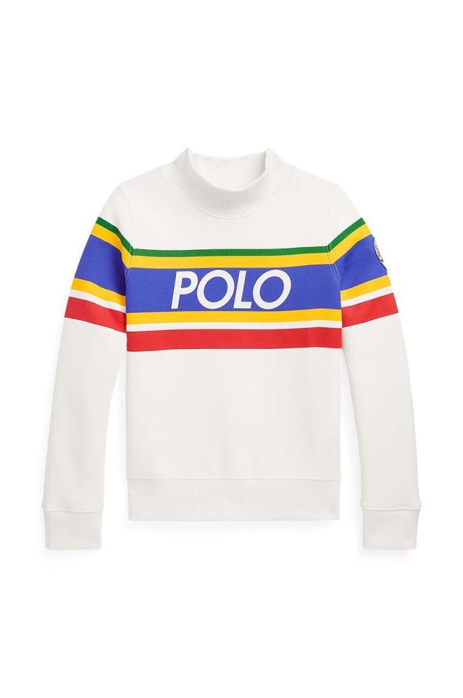 Дитяча кофта Polo Ralph Lauren колір білий з принтом (2739411)