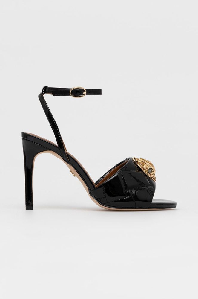 Шкіряні сандалі Kurt Geiger London Kensington Sand колір чорний 8489900309