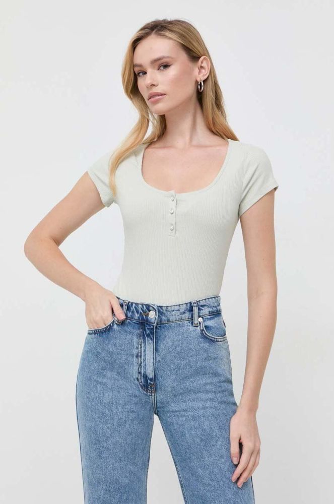 Футболка Guess жіночий колір зелений (3499799)