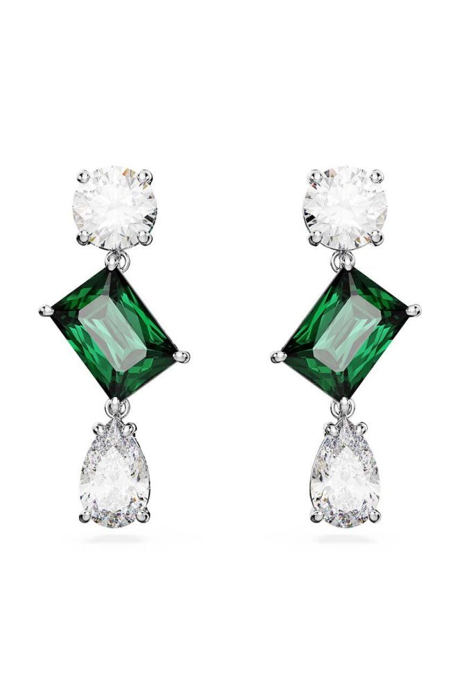 Сережки Swarovski MESMERA колір срібний (3471874)