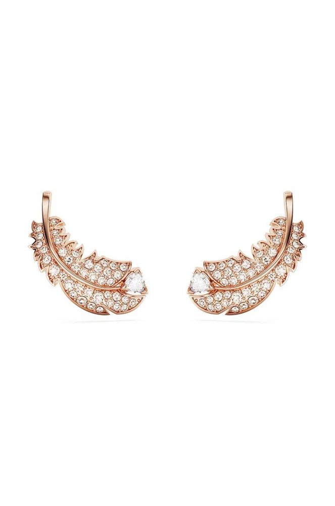Сережки Swarovski NICE колір золотий (3376055)