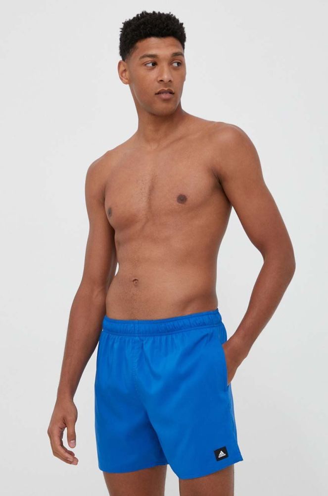 Купальні шорти adidas Performance Solid CLX колір блакитний (3385175)