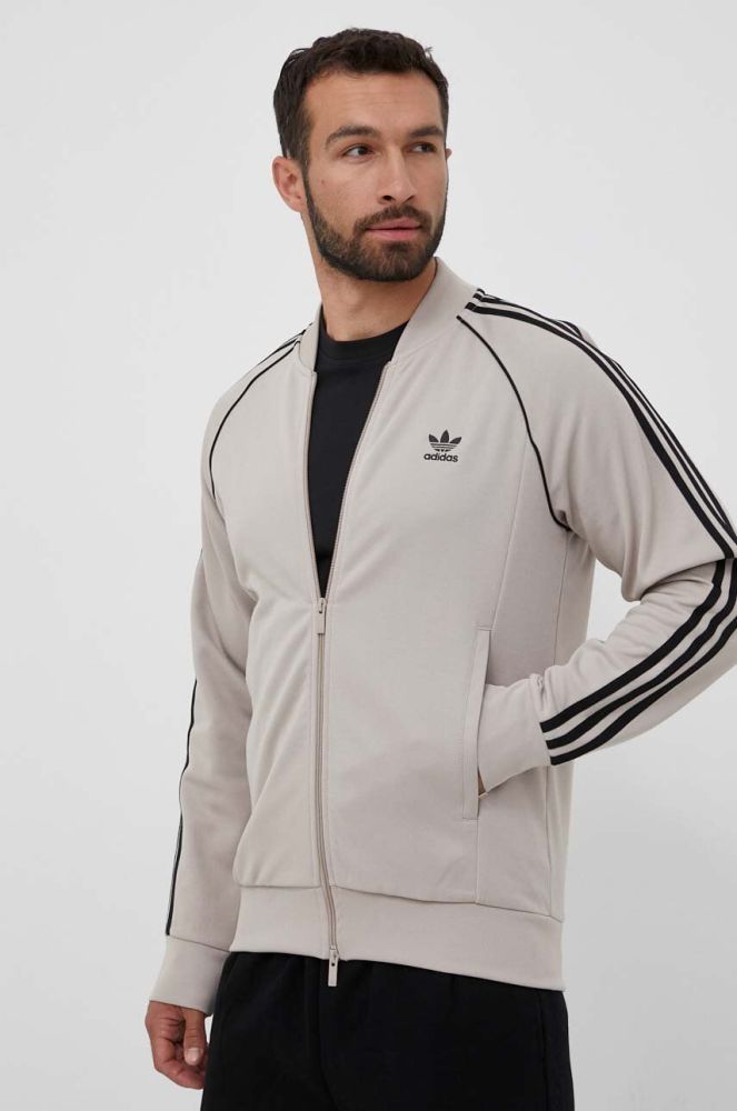 Кофта adidas Originals чоловіча колір бежевий візерунок (3359931)