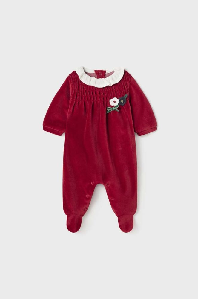 Дитячі повзунки Mayoral Newborn колір червоний (3428173)