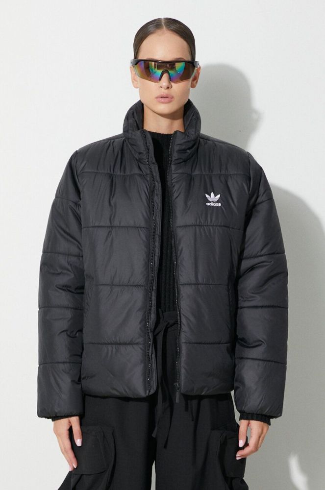 Куртка adidas Originals жіноча колір чорний зимова (3629603)