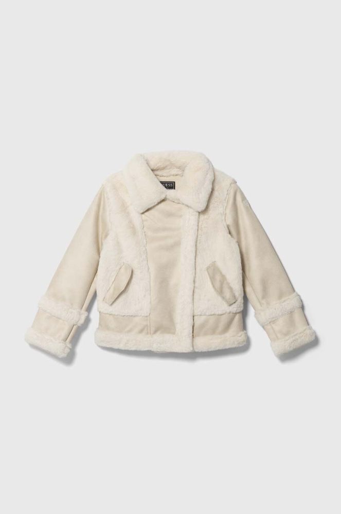 Дитяча куртка Guess колір бежевий (3567482)