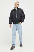 Куртка-бомбер Vertere Berlin чоловічий колір чорний зимова oversize
