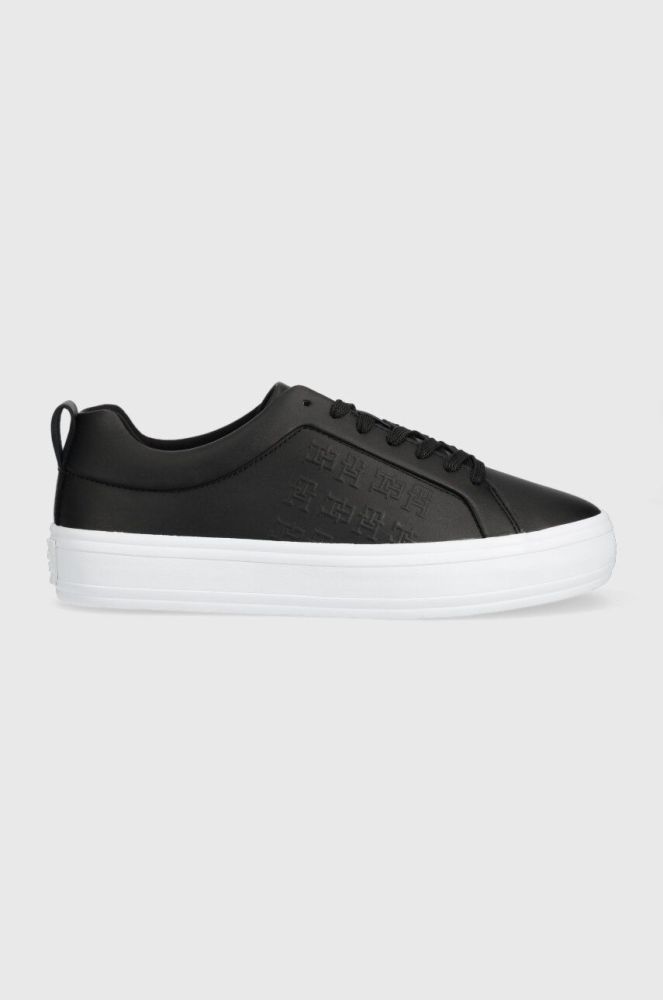 Кросівки Tommy Hilfiger TH EMBOSSED VULC SNEAKER колір чорний FW0FW07376