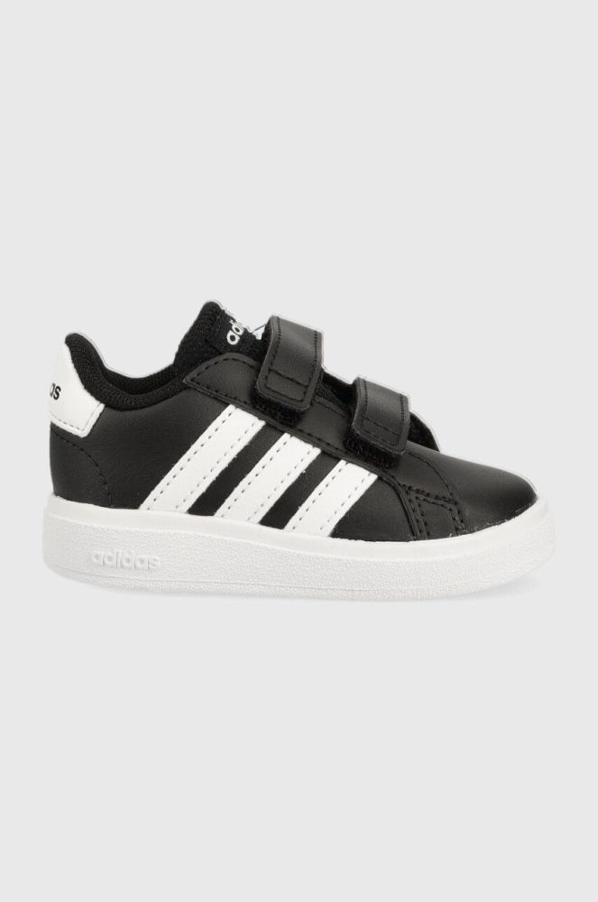 Дитячі кросівки adidas GRAND COURT колір чорний (3356470)