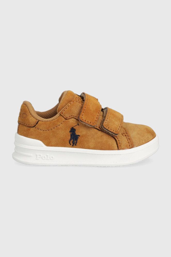 Дитячі кросівки Polo Ralph Lauren колір бежевий