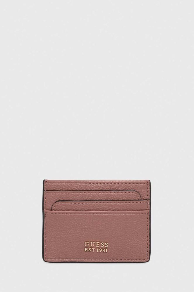 Чохол на банківські карти Guess колір рожевий (3515746)