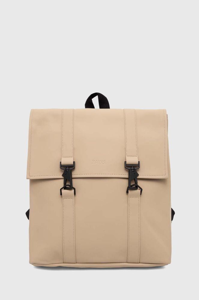 Рюкзак Rains 13310 Backpacks колір бежевий великий однотонний