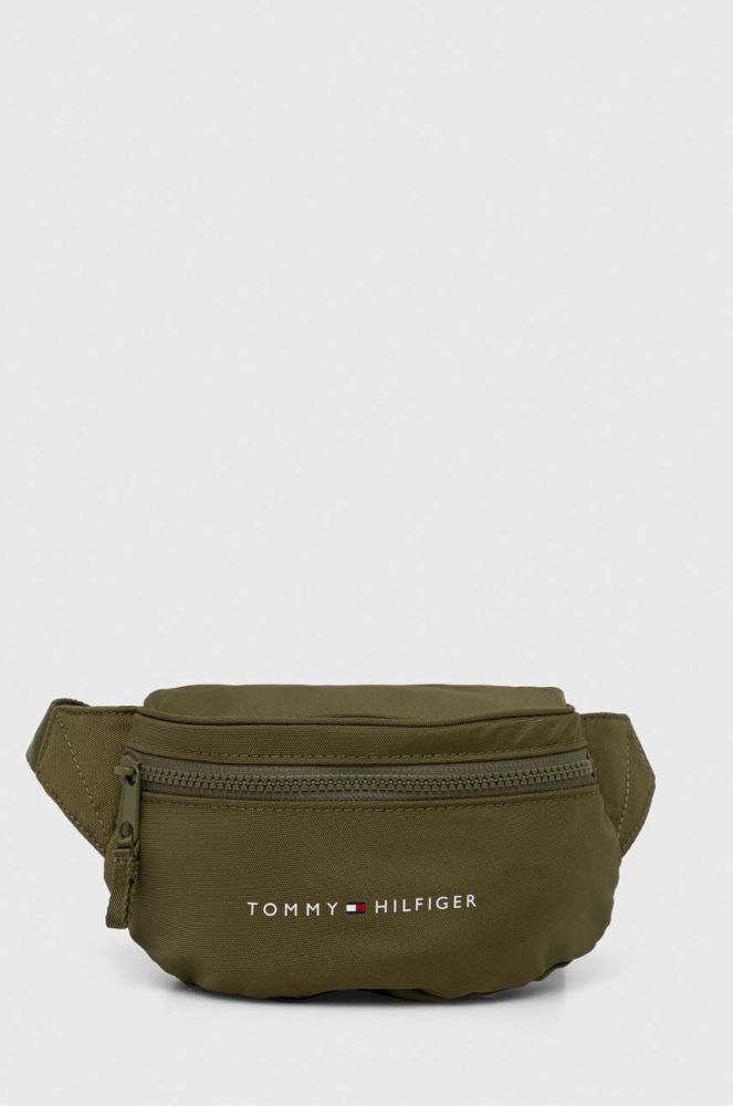 Дитяча сумка на пояс Tommy Hilfiger колір зелений