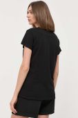 Бавовняна футболка Liu Jo колір чорний (3339197)