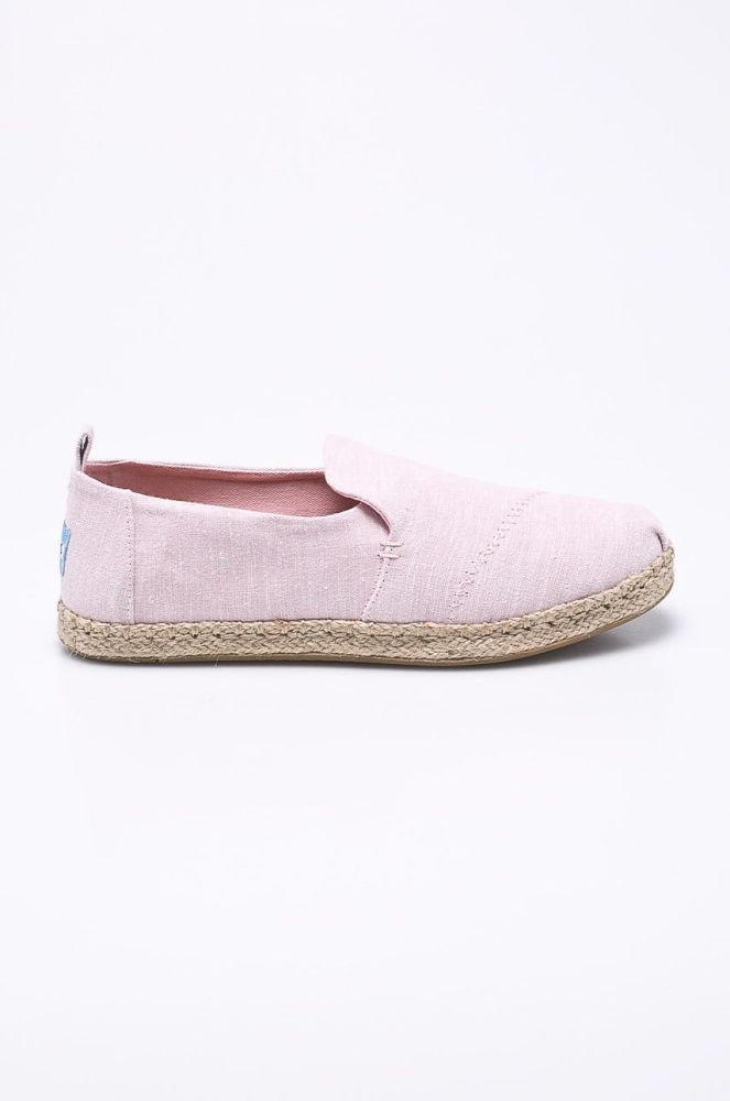 Toms - Еспадрилі Deconstructed Alpargata Rope колір рожевий