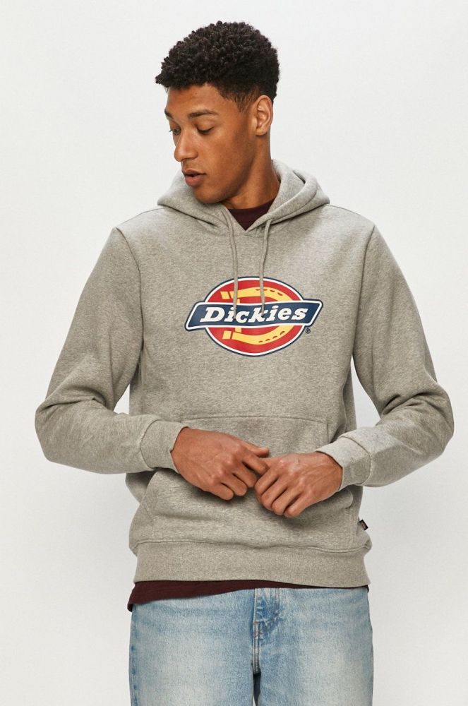 Кофта Dickies чоловіча колір сірий з принтом DK0A4XCBGYM-GREYMELANG