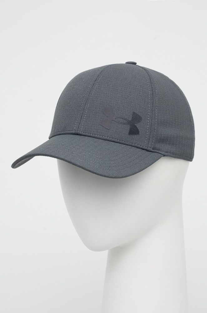 Кепка Under Armour Isochill Armourvent 1361530 колір сірий з принтом
