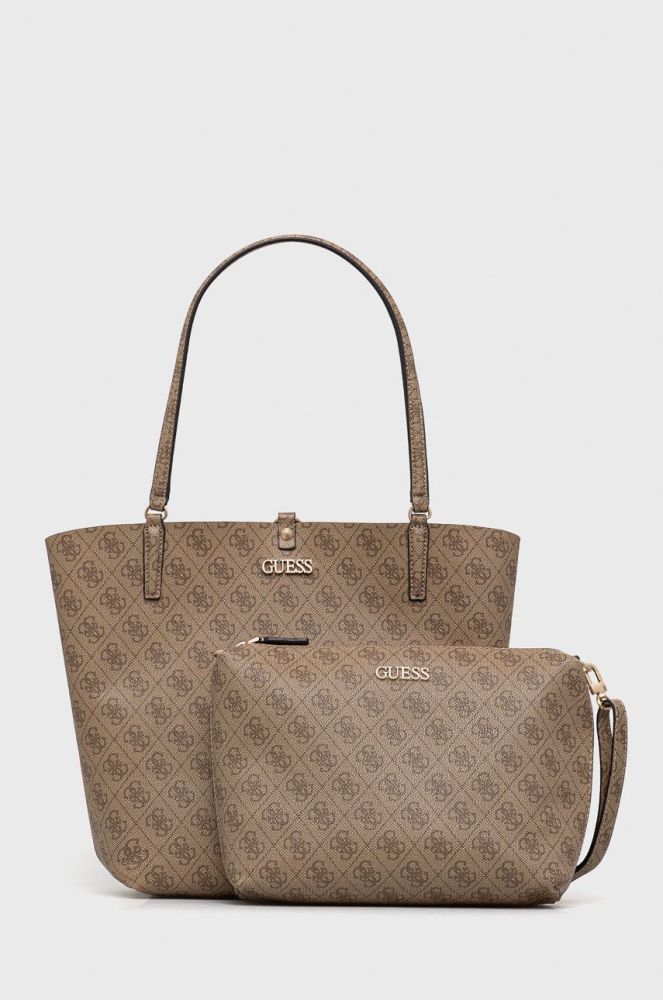 Сумочка Guess колір бежевий (2474085)