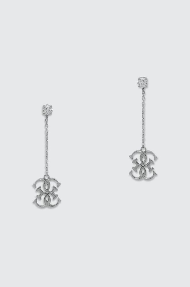 Сережки Guess колір срібний (2545906)