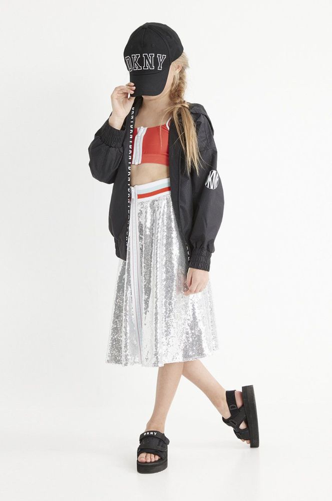 Дитячий купальник Dkny колір помаранчевий