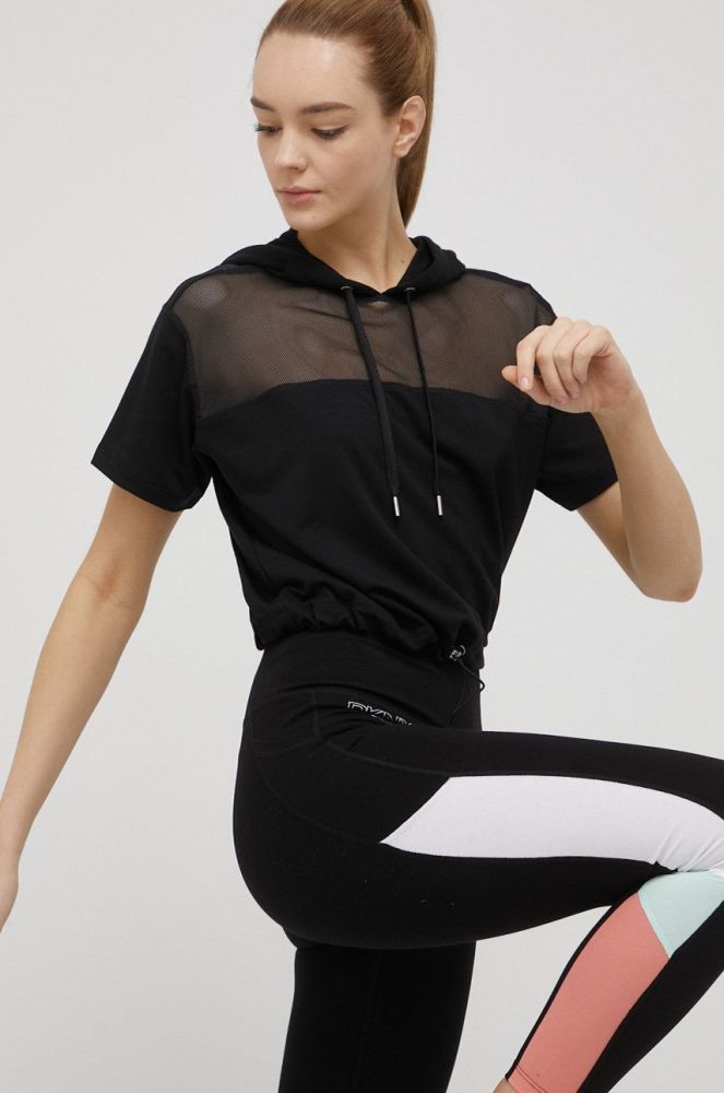 Кофта Dkny жіноча колір чорний однотонна (2125471)