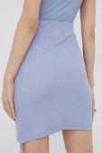 Спідниця Noisy May колір фіолетовий mini пряма