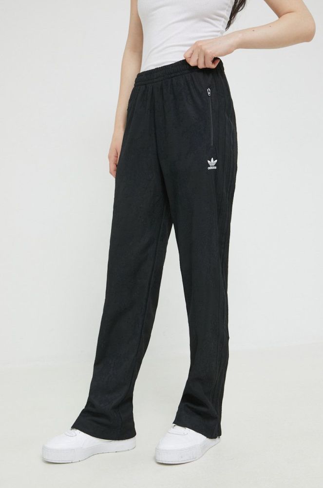 Спортивні штани adidas Originals Adicolor жіночі колір чорний з аплікацією HC4568-BLACK