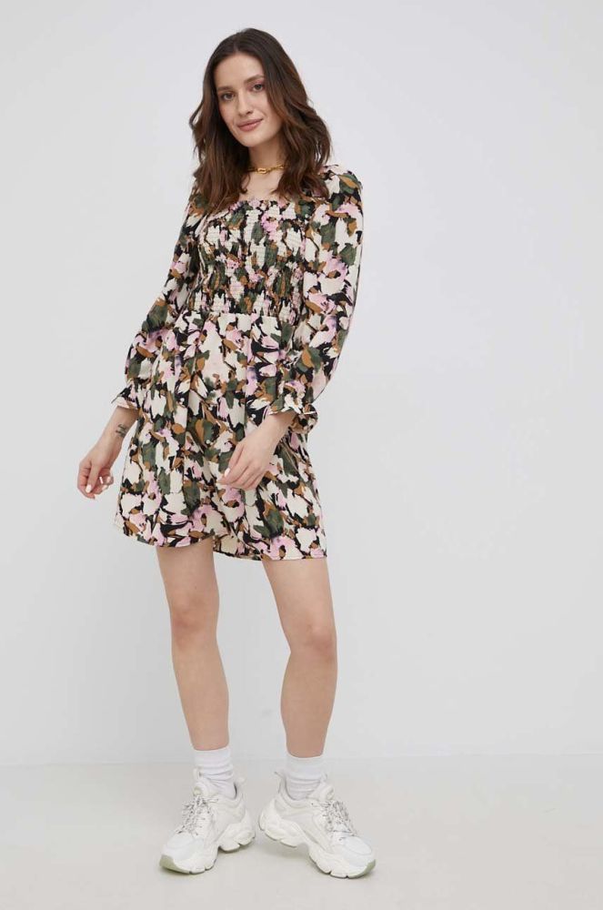 Сукня Vero Moda mini розкльошена колір барвистий (2073803)
