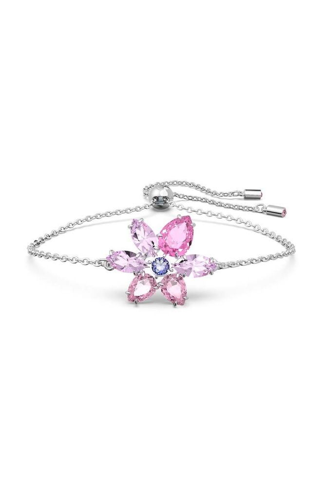 Браслет Swarovski Gema жіночий колір рожевий (3189689)