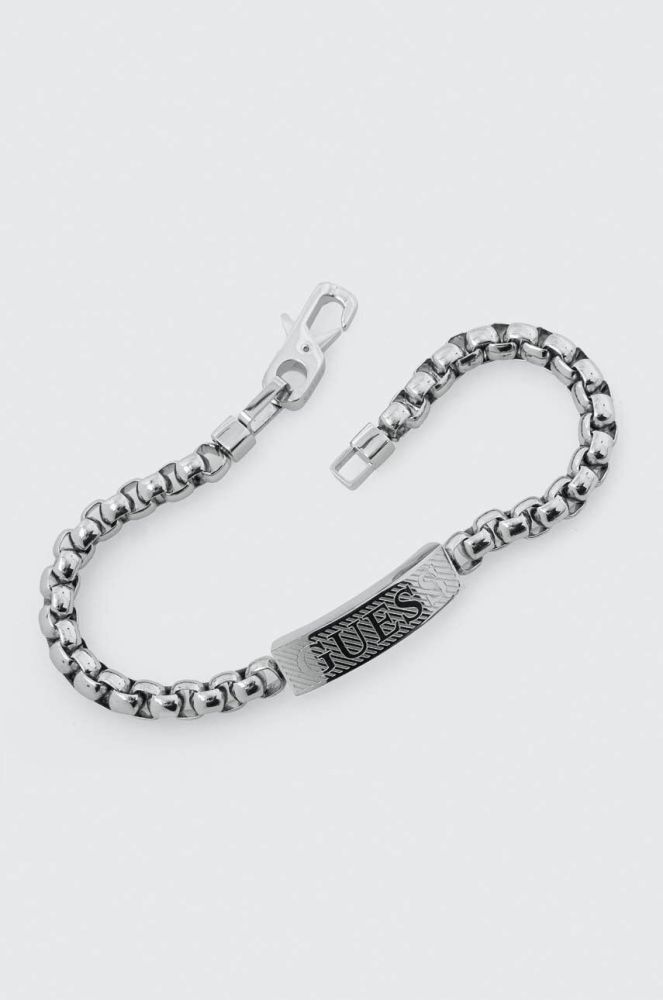 Браслет Guess чоловічий колір срібний (3143781)