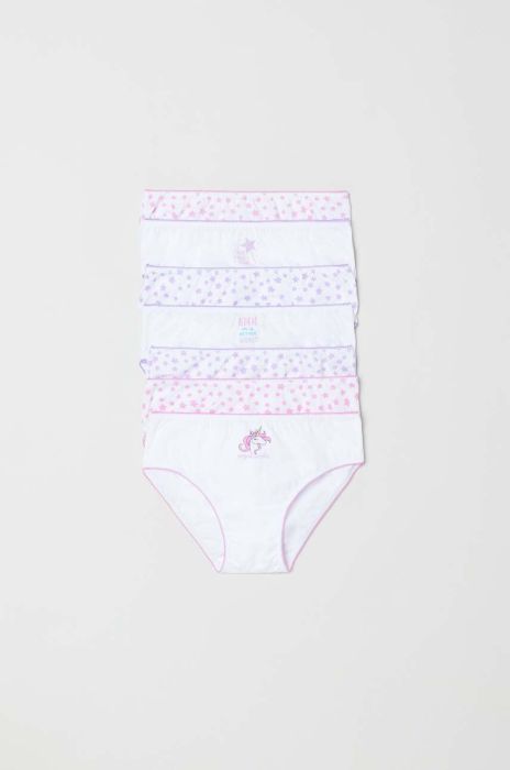 Дитячі бавовняні трусики OVS 7-pack колір барвистий (3042769)