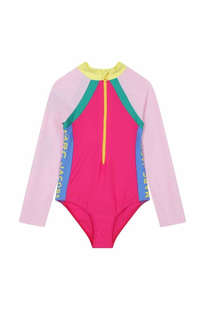 Суцільний дитячий купальник Marc Jacobs колір фіолетовий (3206641)