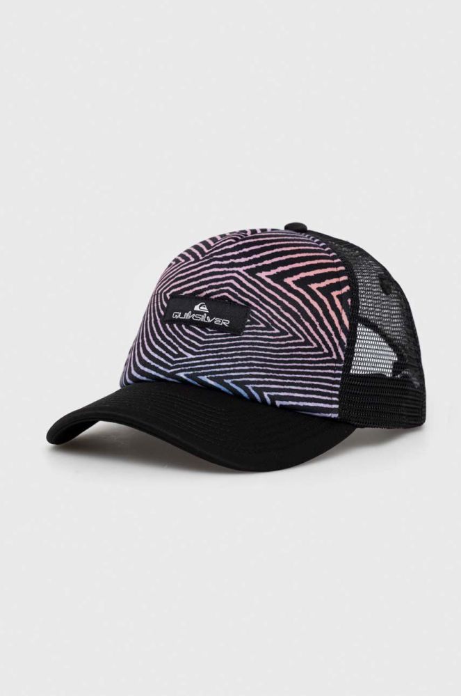 Кепка Quiksilver колір чорний візерунок (3013475)