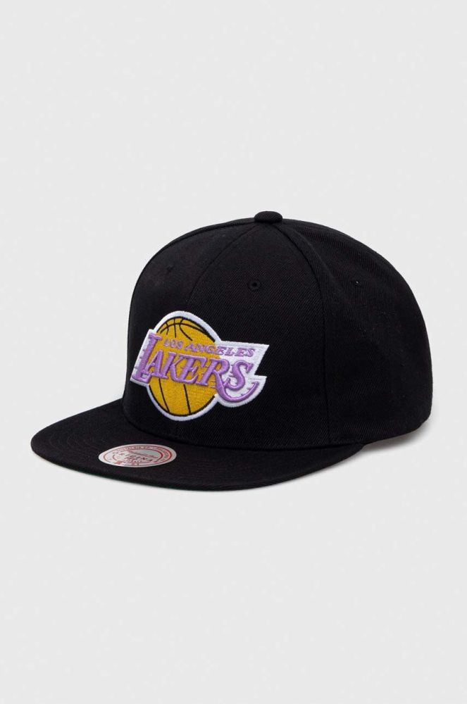 Кепка Mitchell&Ness Los Angeles Lakers колір чорний з аплікацією (3280285)