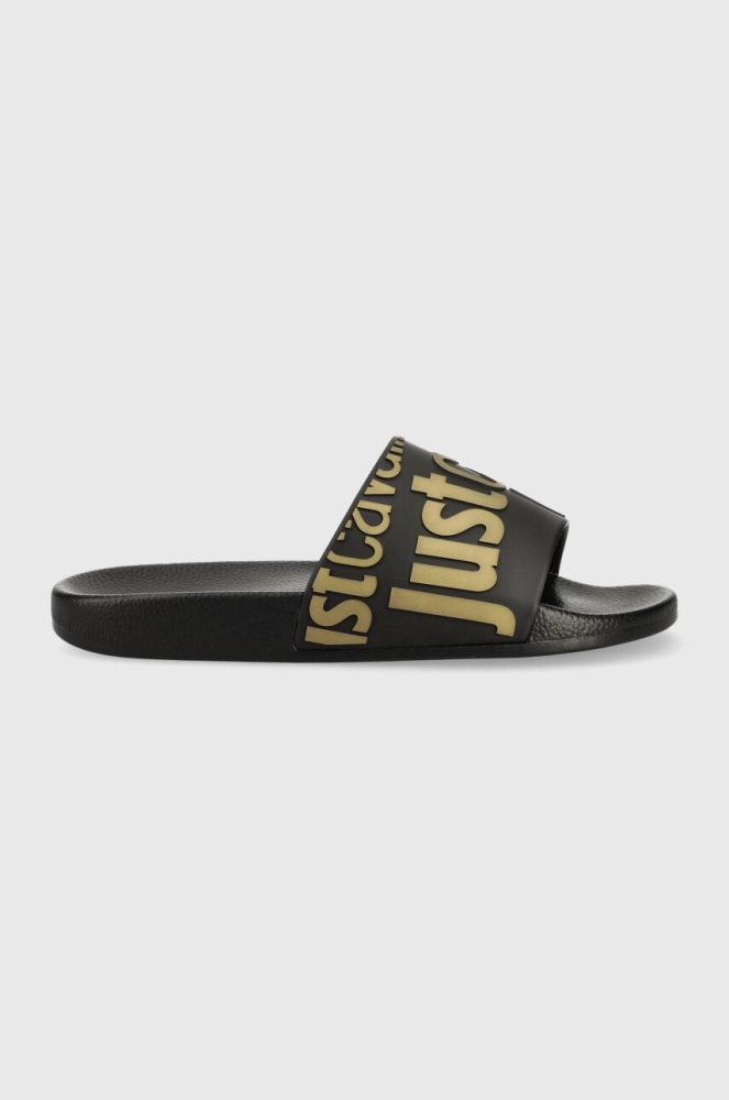 Шльопанці Just Cavalli жіночі колір чорний 74RB3SZ1