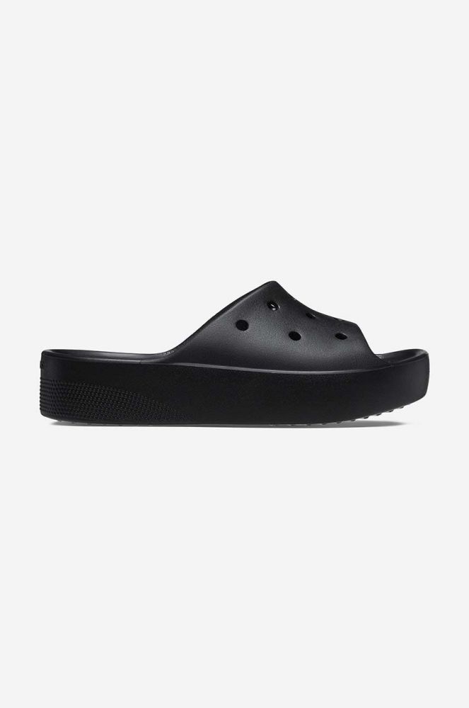 Шльопанці Crocs колір коричневий