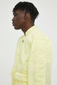 Дощовик Rains 18960 Bomber Jacket колір жовтий перехідна
