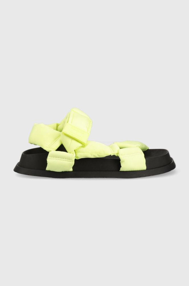 Сандалі Tommy Jeans NEW SANDAL WMNS жіночі колір жовтий EN0EN02135