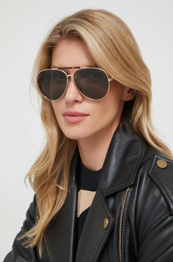 Сонцезахисні окуляри Guess колір золотий (3439954)