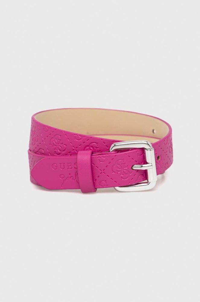 Дитячий ремінь Guess колір фіолетовий (2845749)